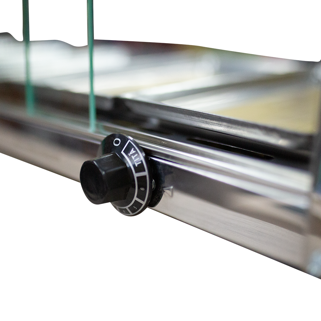 Vitrina De Calor Vidrio Curvo De 5 Bandejas - Imagen 3