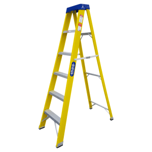 Escalera Fibra Vidrio Tijera 5 Peldaños Arevalo