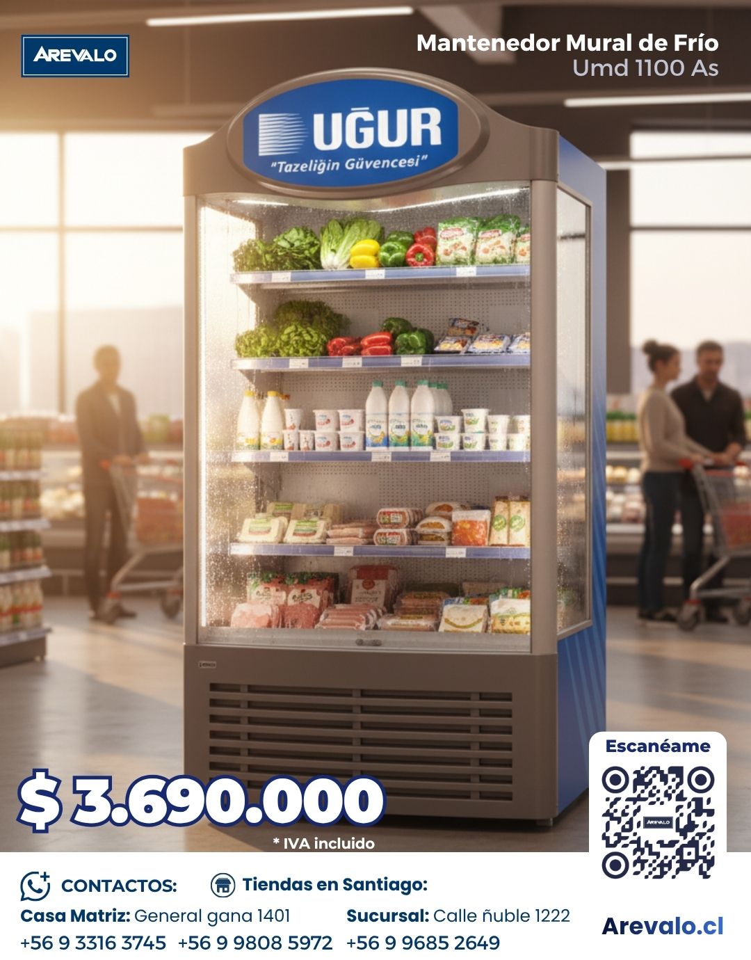 Mantenedor Mural De Frio Modelo Umd 1100 As - Imagen 7