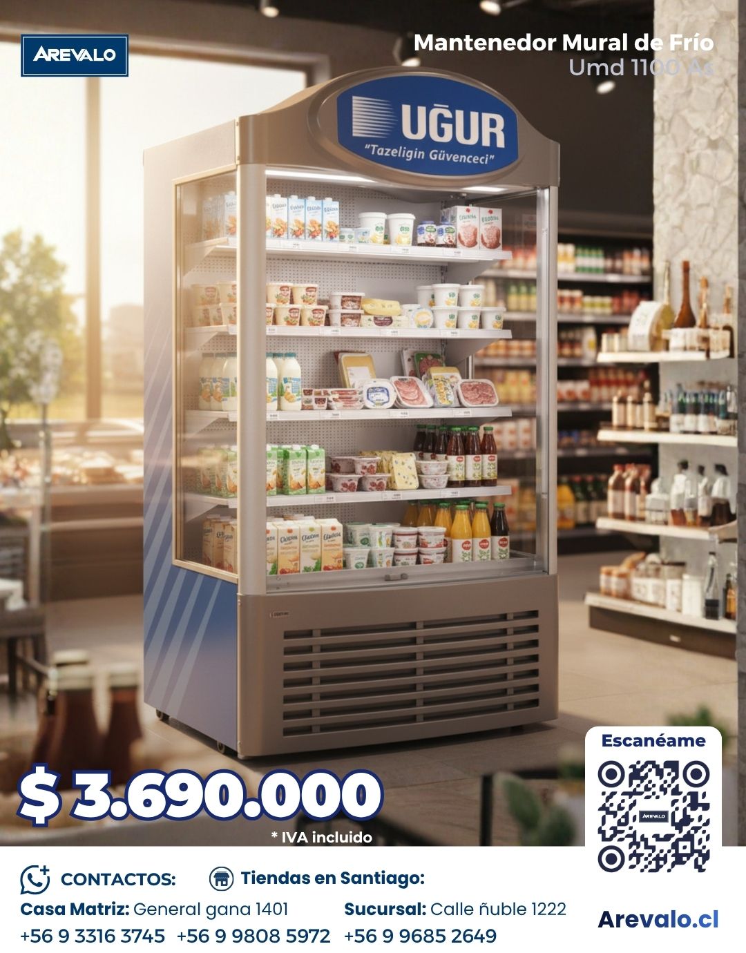 Mantenedor Mural De Frio Modelo Umd 1100 As - Imagen 6