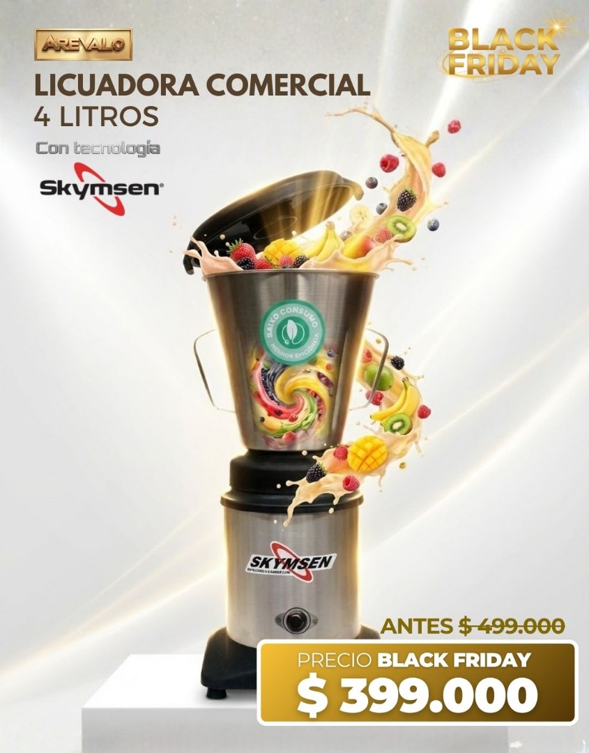 Licuadora Comercial 4 Litros Skymsen