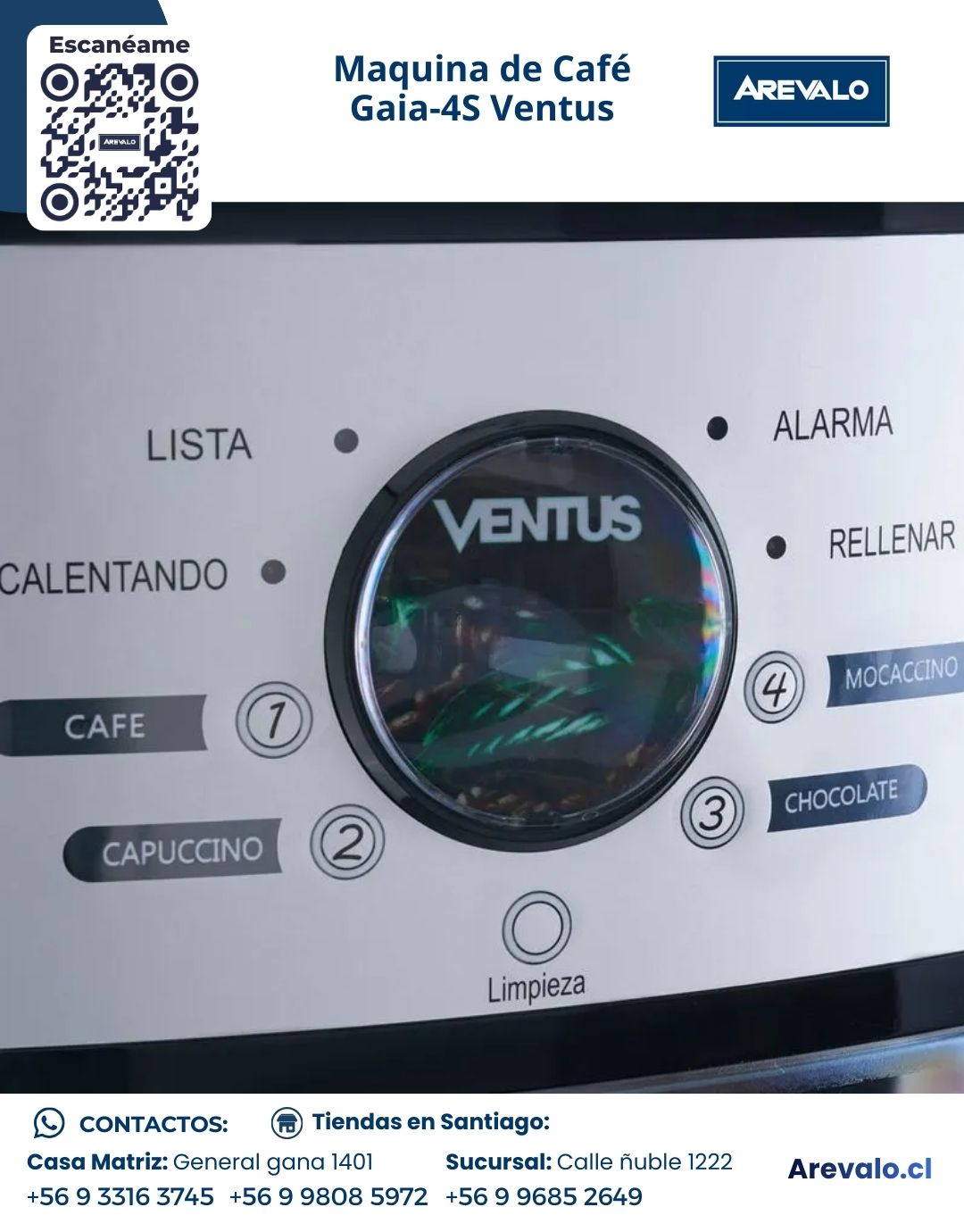 Maquina De Café Ventus 4 Opciones - Imagen 7