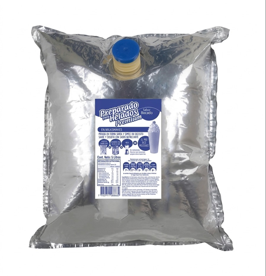 Premium 10 Litros Bocado, Preparado Para Helados