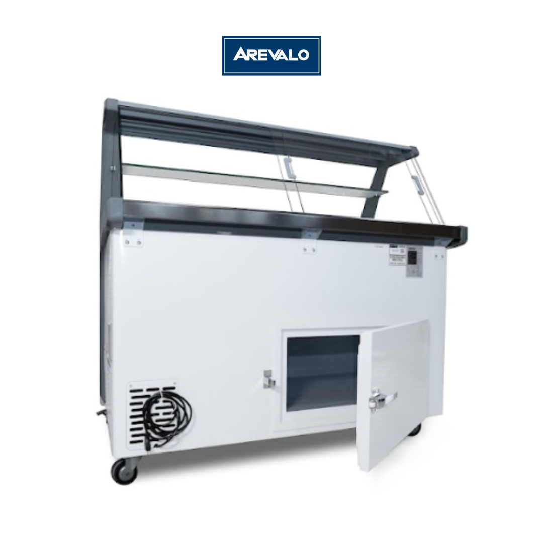 Vitrina Barquillera 9 Sabores Con Bodega Kathy-9 Ventus (Con Bachas Incluidas) - Imagen 4