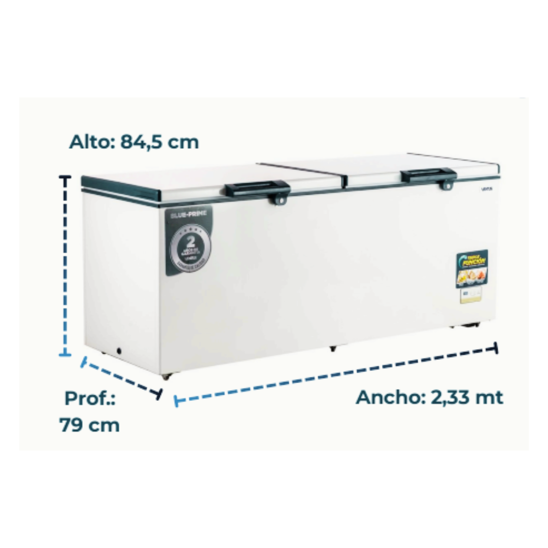 Conservadora Tapa Dura CTD-850 PRIME Ventus - Imagen 3