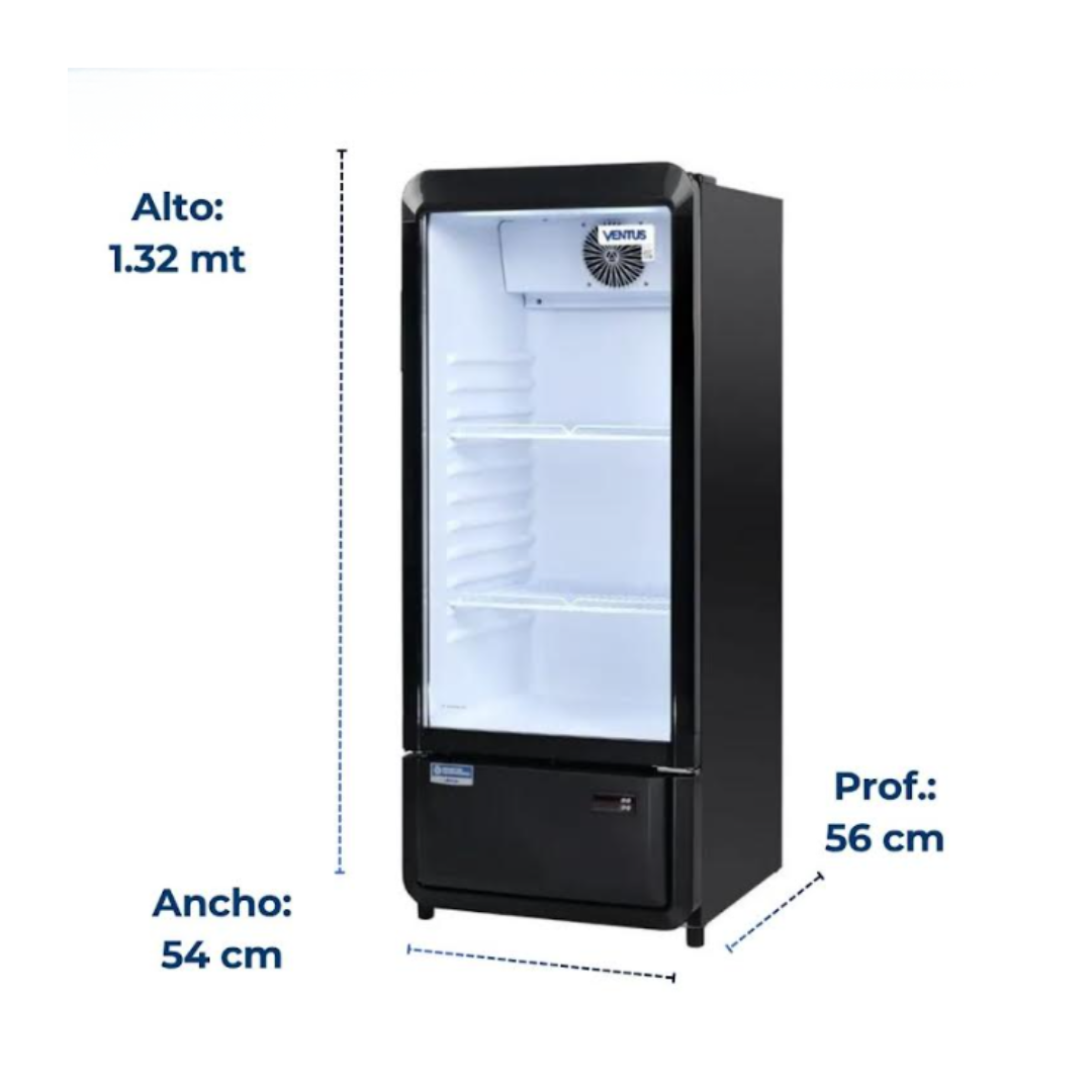 Visicooler Inverter 200 Lts 1 Puerta VC-200 INV Ventus - Imagen 2