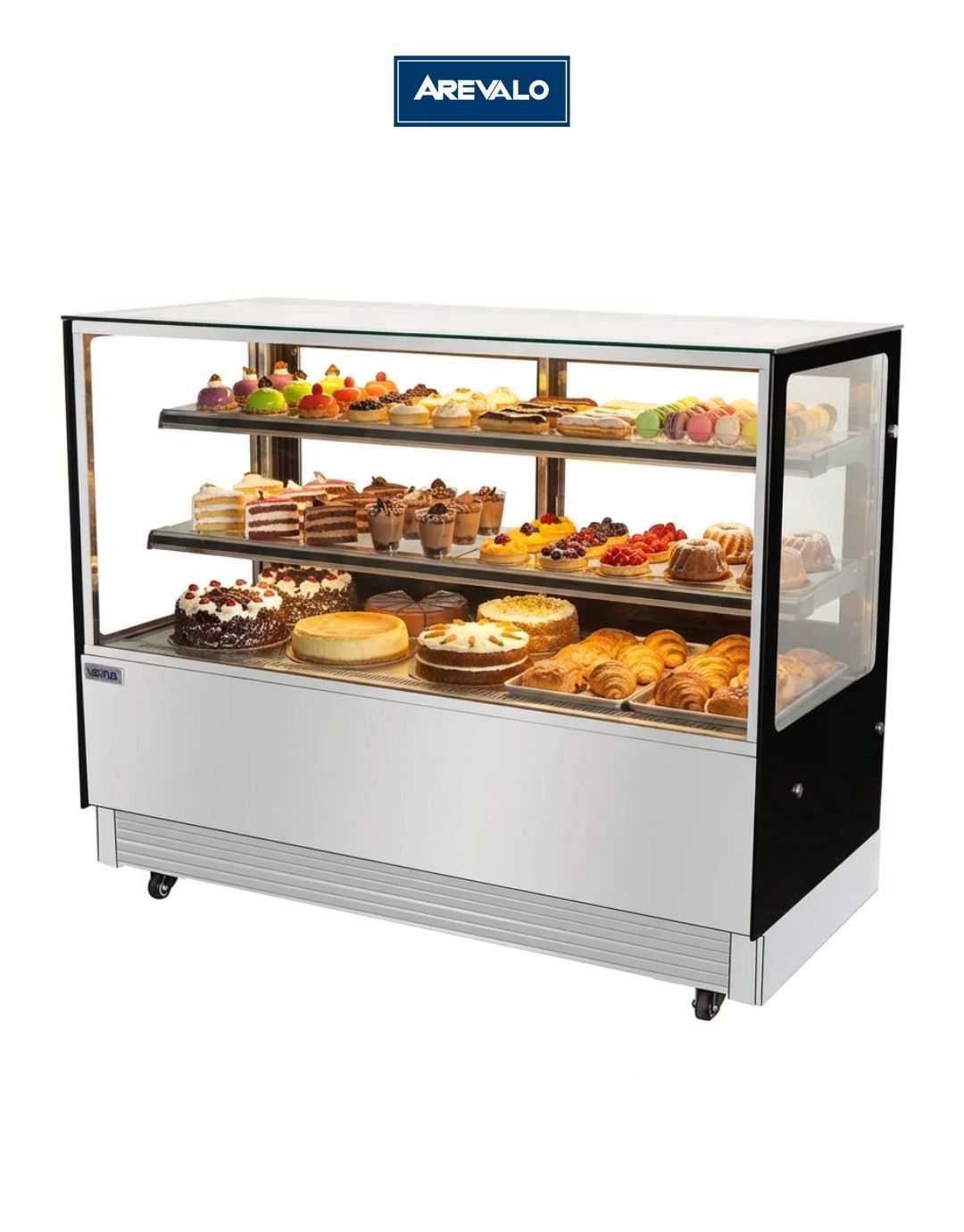 Vitrina Pastelera Cuadrada 1,5 Metro Ventus VP-1500C - Imagen 2