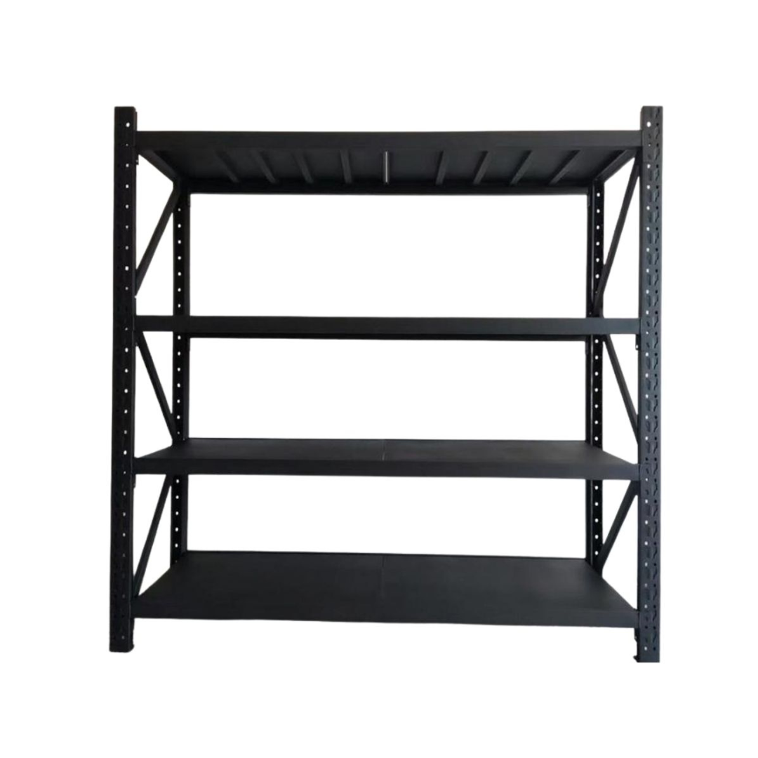 Rack Metálico 200 x 200 x 60 cm | Negro