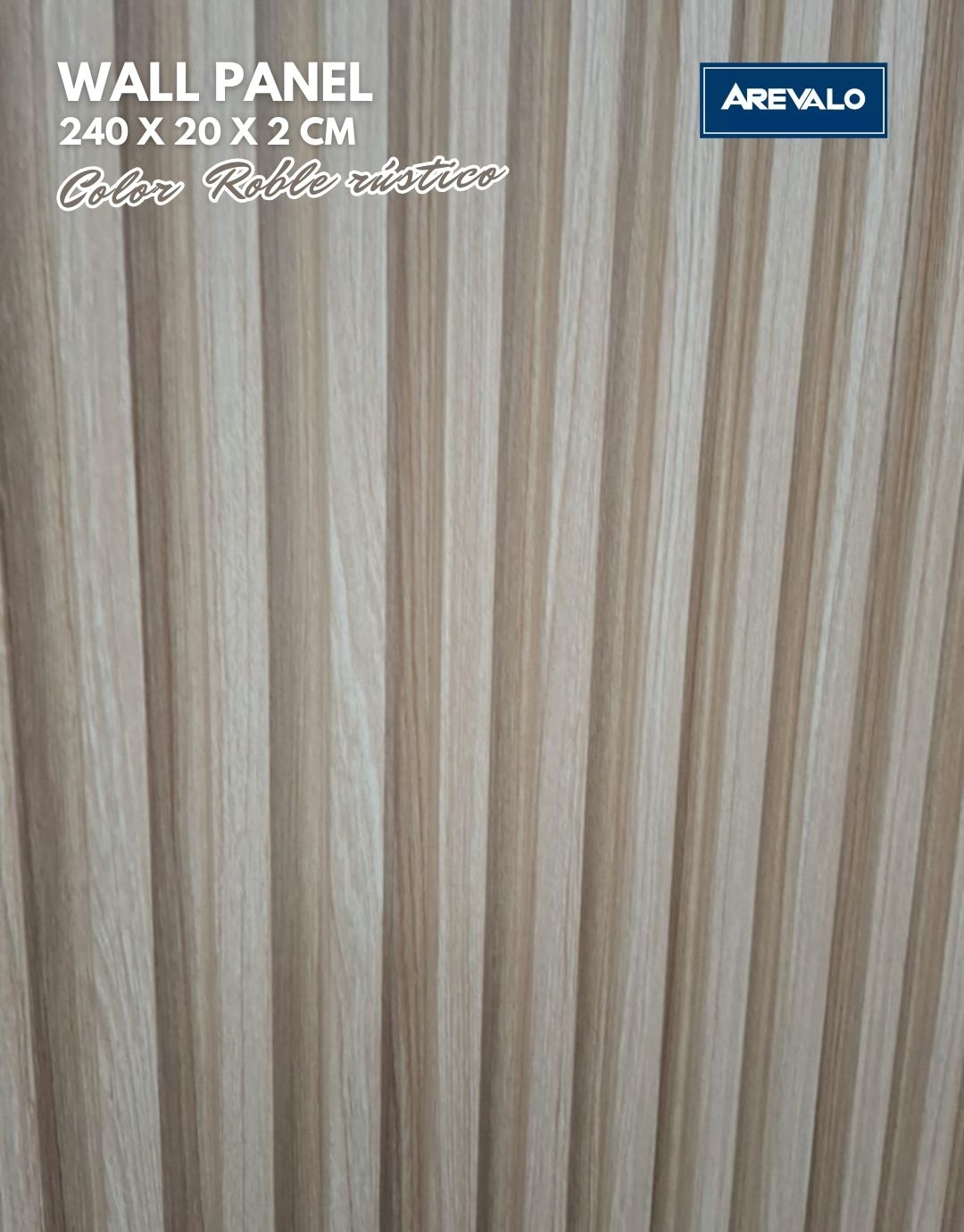Wall Panel – Revestimiento Arevalo Color Roble Rustico