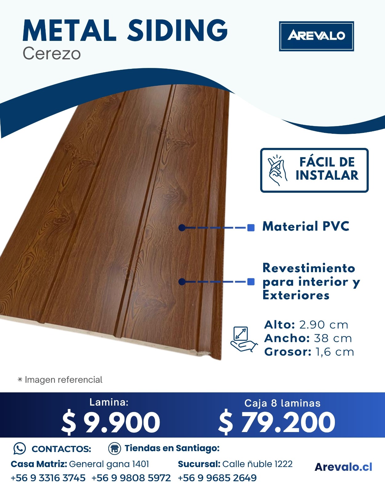 Metal Siding Color Cerezo