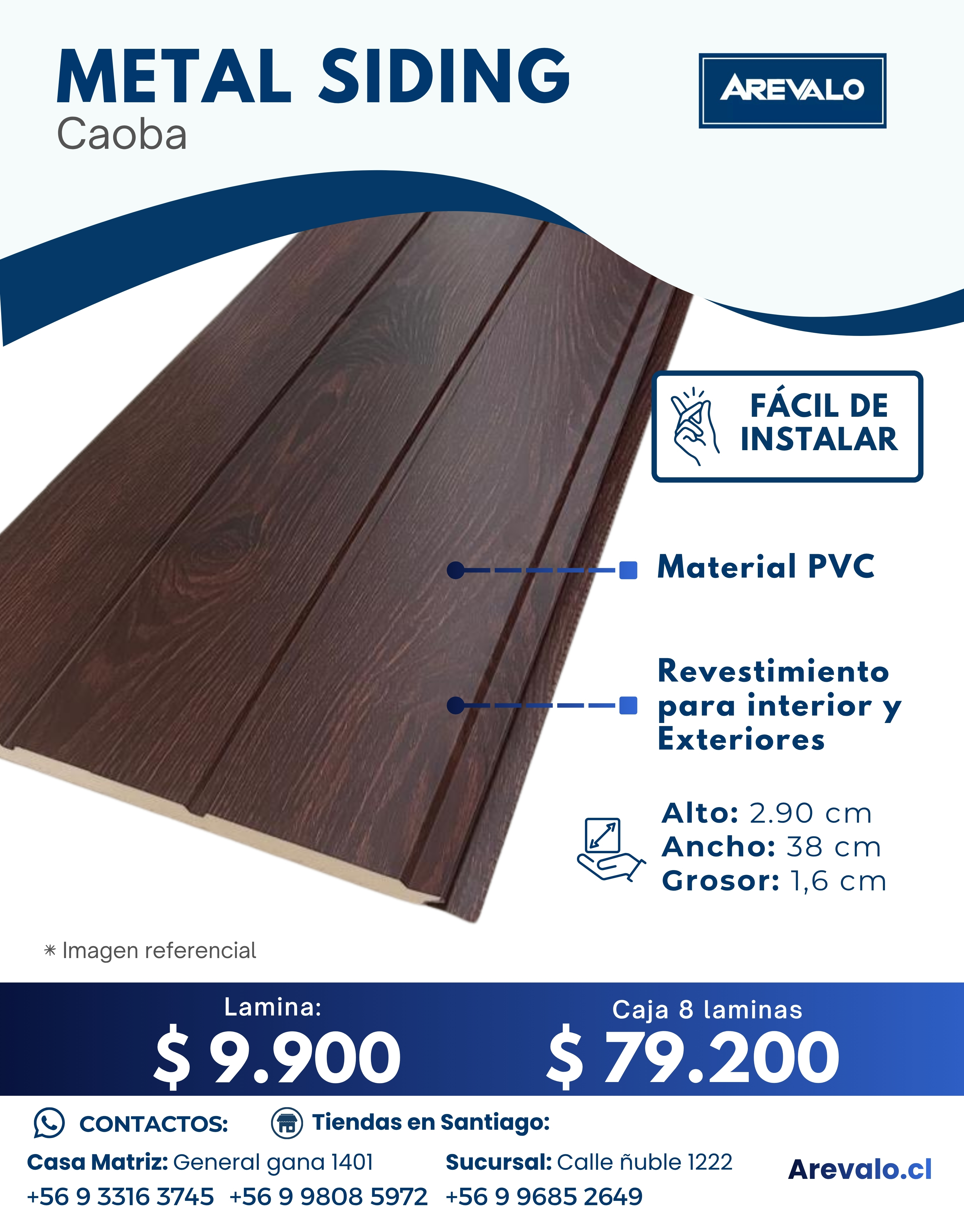 Metal Siding Color Caoba