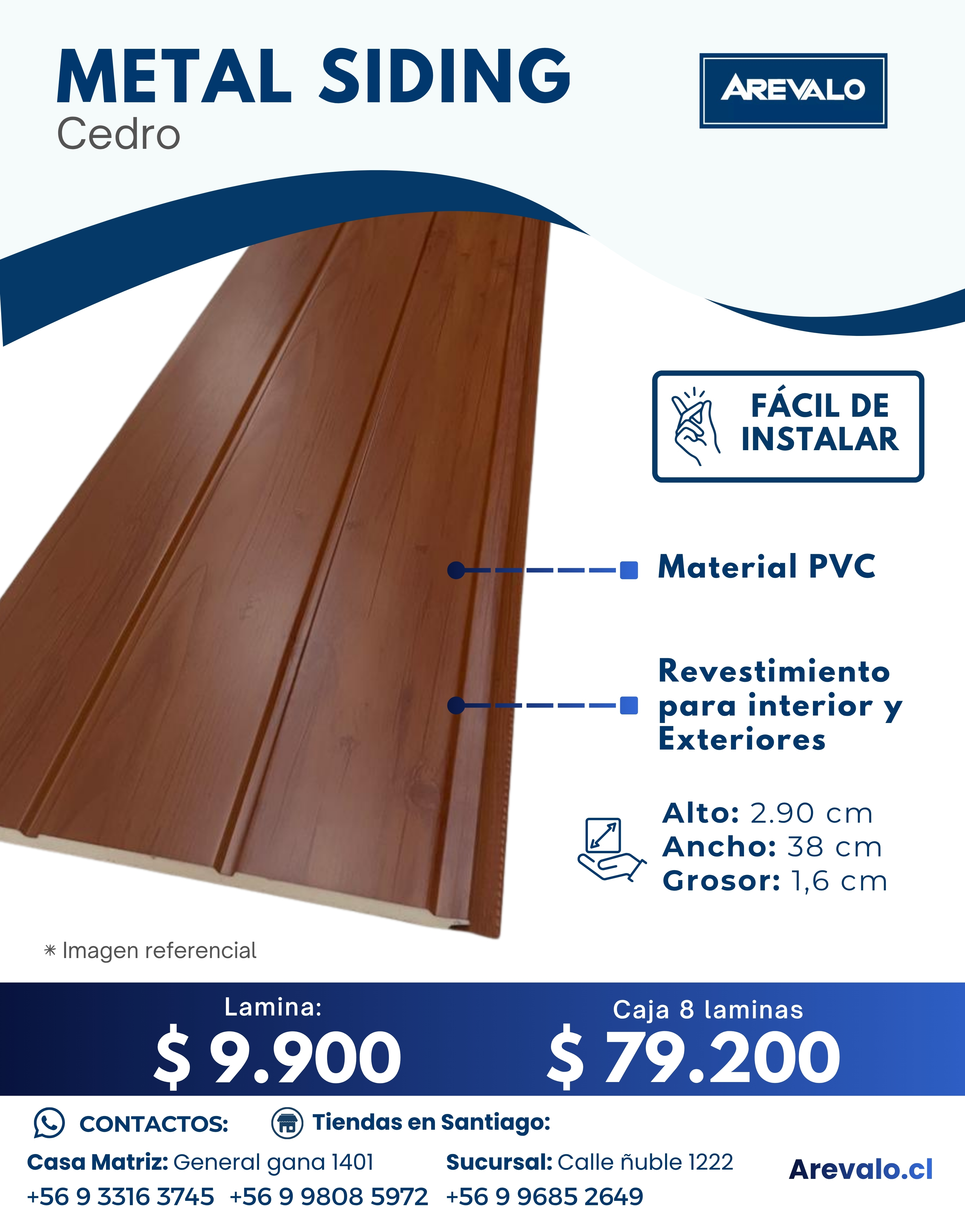 Metal Siding Color Cedro