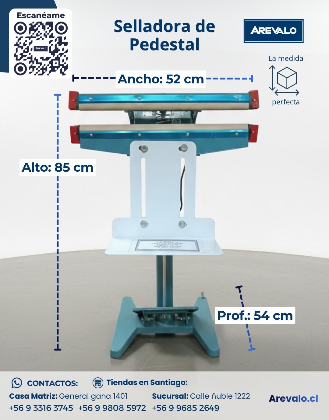 Selladora de Bolsa Pedestal Fre-450X2 - Imagen 3