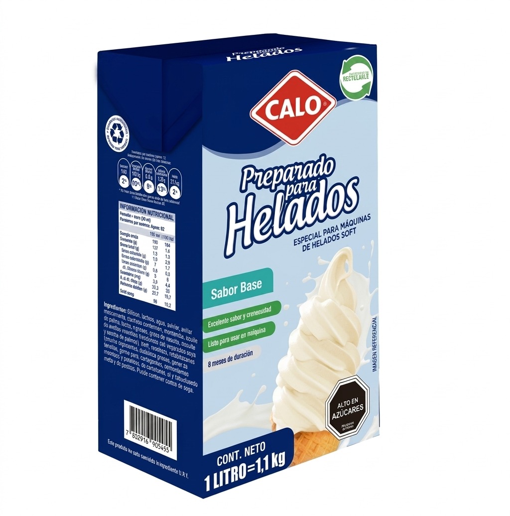 Display 12 Litros Chirimoya Preparado Para Helados